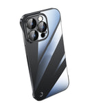 Custodia per telefono PC trasparente senza cornice galvanica, For iPhone 14, For iPhone 14 Plus, For iPhone 14 Pro