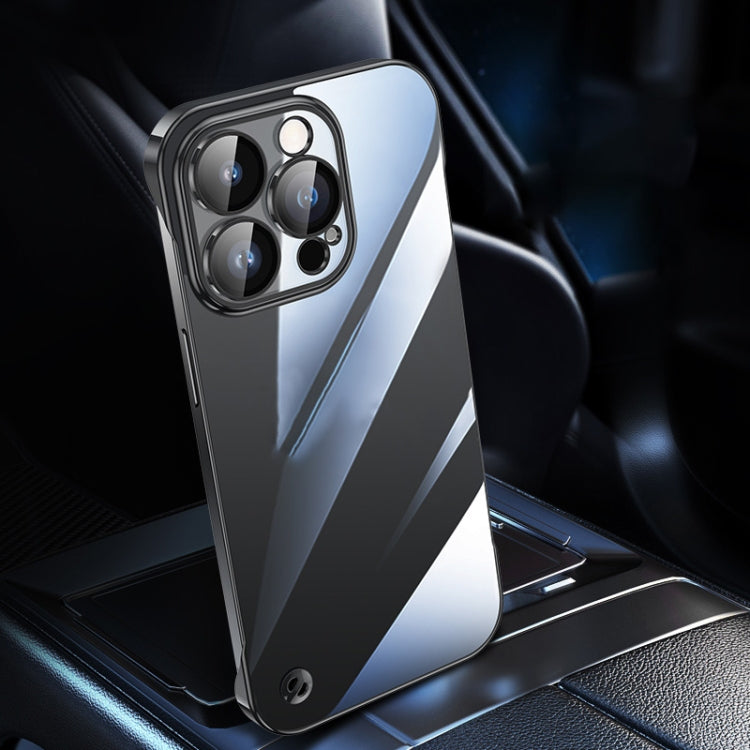 Custodia per telefono PC trasparente senza cornice galvanica, For iPhone 14 Pro Max, For iPhone 13, For iPhone 13 Pro