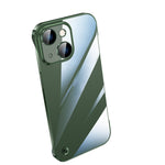 Custodia per telefono PC trasparente senza cornice galvanica, For iPhone 14 Pro Max, For iPhone 13, For iPhone 13 Pro