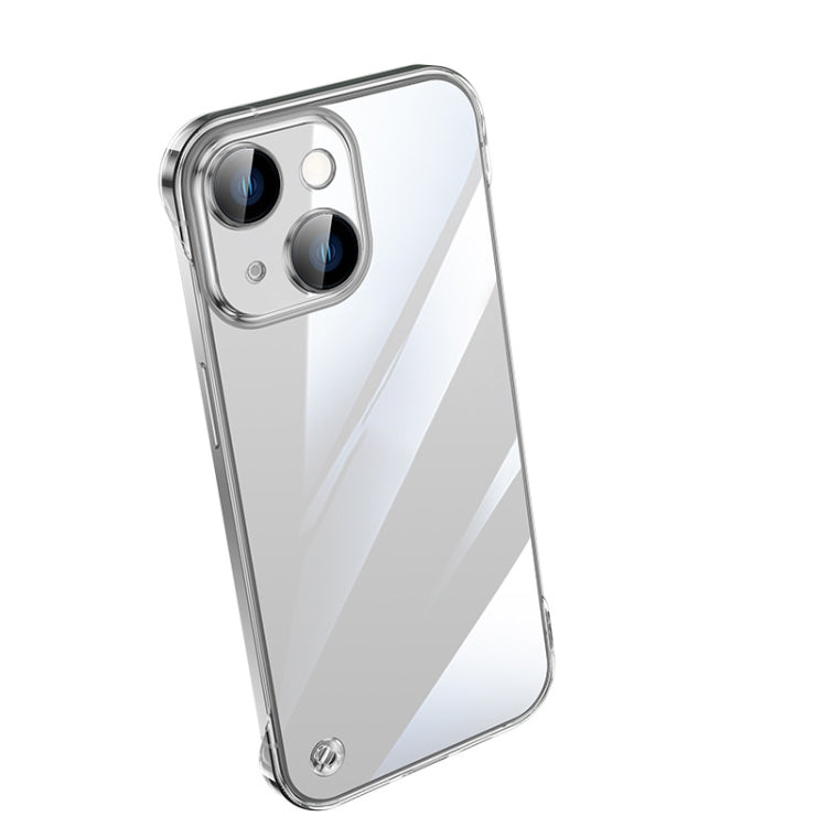 Custodia per telefono PC trasparente senza cornice galvanica, For iPhone 14 Pro Max, For iPhone 13, For iPhone 13 Pro