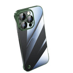 Custodia per telefono PC trasparente senza cornice galvanica, For iPhone 14 Pro Max, For iPhone 13, For iPhone 13 Pro