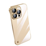 Custodia per telefono PC trasparente senza cornice galvanica, For iPhone 13 Pro Max, For iPhone 12, For iPhone 12 Pro