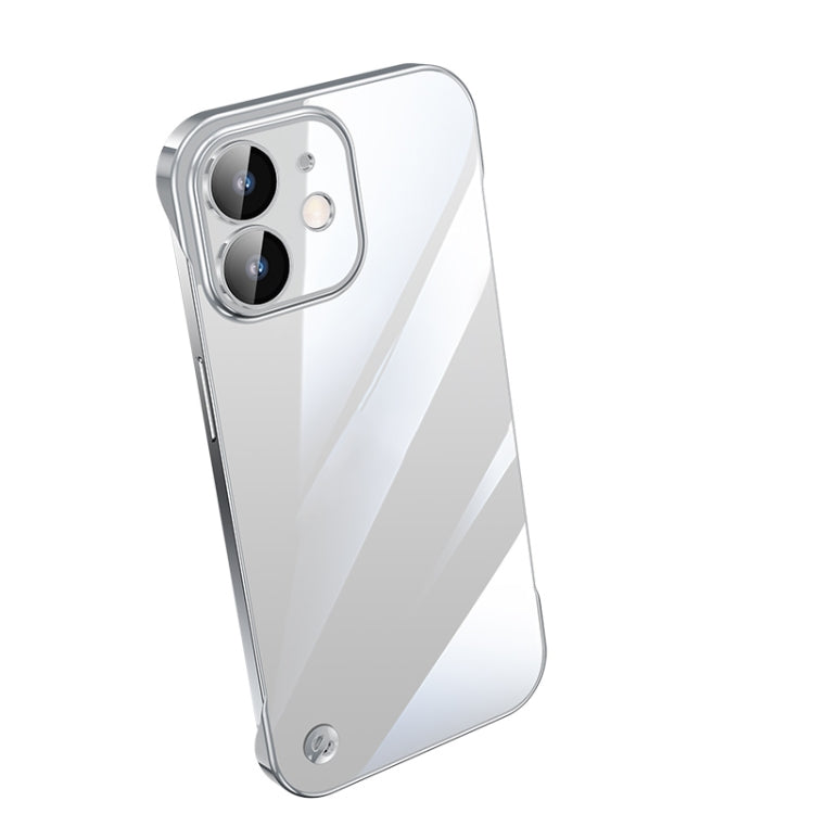 Custodia per telefono PC trasparente senza cornice galvanica, For iPhone 13 Pro Max, For iPhone 12, For iPhone 12 Pro
