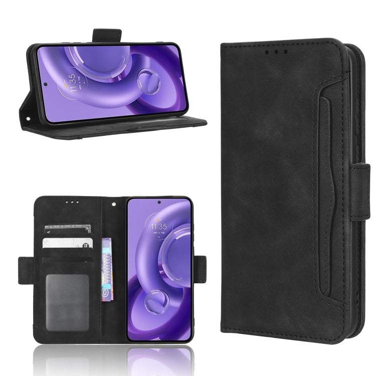 Custodia per telefono in pelle con slot per schede di consistenza al polpaccio, For Motorola Edge 30 Neo / Edge 30 Lite, For Motorola Edge 2022