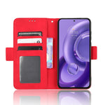 Custodia per telefono in pelle con slot per schede di consistenza al polpaccio, For Motorola Edge 30 Neo / Edge 30 Lite, For Motorola Edge 2022