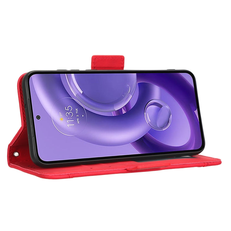 Custodia per telefono in pelle con slot per schede di consistenza al polpaccio, For Motorola Edge 30 Neo / Edge 30 Lite, For Motorola Edge 2022