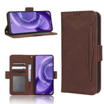 Custodia per telefono in pelle con slot per schede di consistenza al polpaccio, For Motorola Edge 30 Neo / Edge 30 Lite, For Motorola Edge 2022