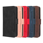 Custodia per telefono in pelle con slot per schede di consistenza al polpaccio, For Motorola Edge 30 Neo / Edge 30 Lite, For Motorola Edge 2022