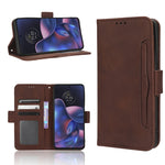 Custodia per telefono in pelle con slot per schede di consistenza al polpaccio, For Motorola Edge 30 Neo / Edge 30 Lite, For Motorola Edge 2022