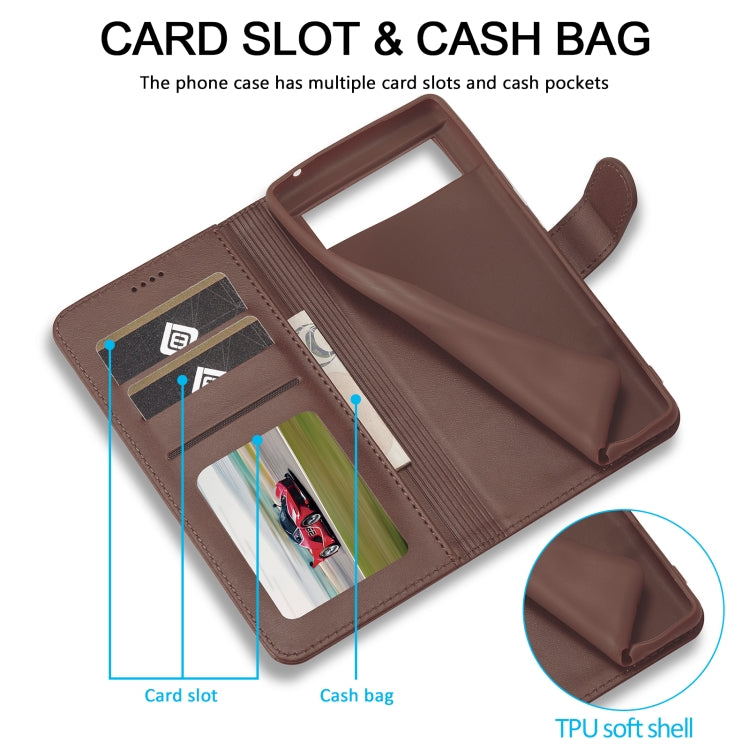LC.IMEEKE Custodia in pelle a vibrazione orizzontale con struttura in vitello, For Google Pixel 7, For Google Pixel 7 Pro, For Xiaomi Redmi A1