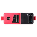 AZNS Custodia per telefono in pelle a conchiglia con struttura in vitello magnetico, For Samsung Galaxy Z Flip4 5G, For Samsung Galaxy Z Flip3 5G