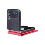 AZNS Custodia per telefono in pelle a conchiglia con struttura in vitello magnetico, For Samsung Galaxy Z Flip4 5G, For Samsung Galaxy Z Flip3 5G