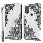 Modello di pittura 3D Custodia per telefono in TPU + PU, For Motorola Moto G Power 2022, For Motorola Moto G Stylus 5G 2022