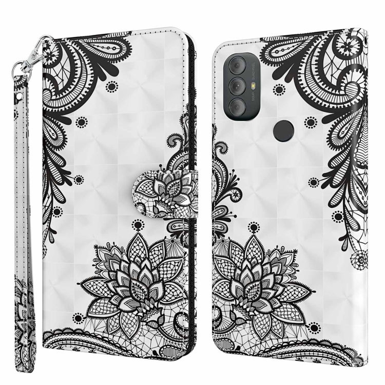Modello di pittura 3D Custodia per telefono in TPU + PU, For Motorola Moto G Power 2022, For Motorola Moto G Stylus 5G 2022
