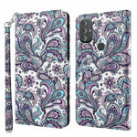 Modello di pittura 3D Custodia per telefono in TPU + PU, For Motorola Moto G Power 2022, For Motorola Moto G Stylus 5G 2022