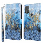 Modello di pittura 3D Custodia per telefono in TPU + PU, For Motorola Moto G Power 2022, For Motorola Moto G Stylus 5G 2022