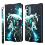 Modello di pittura 3D Custodia per telefono in TPU + PU, For Motorola Moto G Power 2022, For Motorola Moto G Stylus 5G 2022