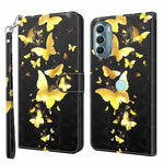 Modello di pittura 3D Custodia per telefono in TPU + PU, For Motorola Moto G Power 2022, For Motorola Moto G Stylus 5G 2022