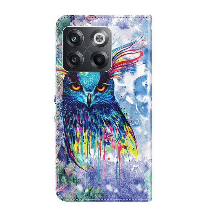 Modello di pittura 3D Custodia per telefono in TPU + PU, For OnePlus 10T, For Sony Xperia 5 IV