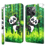 Modello di pittura 3D Custodia per telefono in TPU + PU, For OnePlus 10T, For Sony Xperia 5 IV