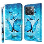 Modello di pittura 3D Custodia per telefono in TPU + PU, For OnePlus 10T, For Sony Xperia 5 IV