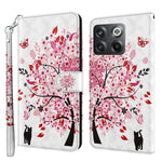 Modello di pittura 3D Custodia per telefono in TPU + PU, For OnePlus 10T, For Sony Xperia 5 IV