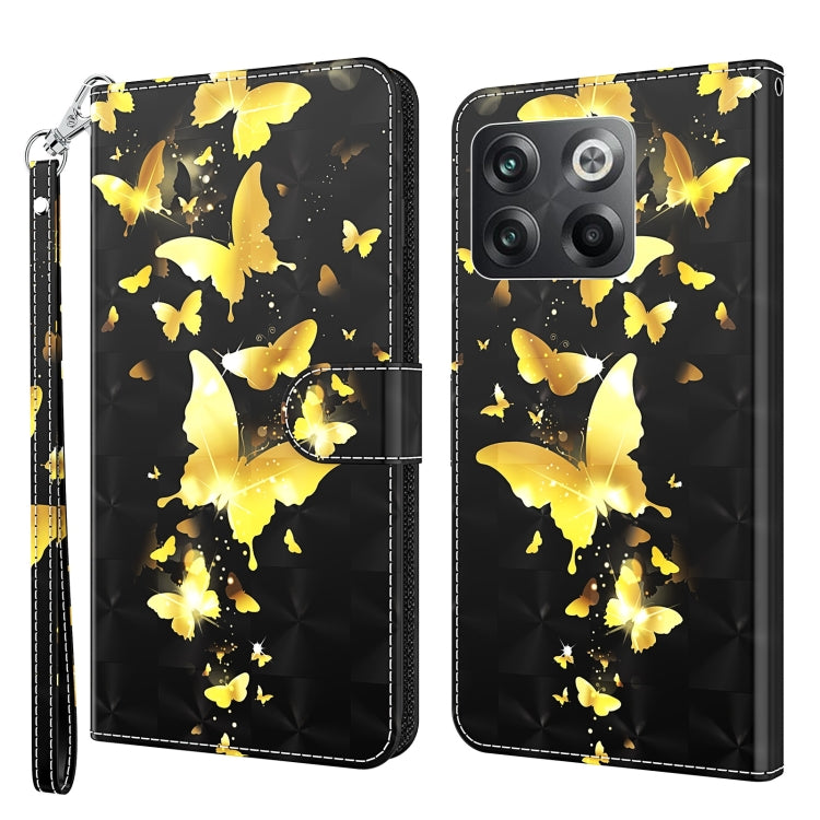Modello di pittura 3D Custodia per telefono in TPU + PU, For OnePlus 10T, For Sony Xperia 5 IV