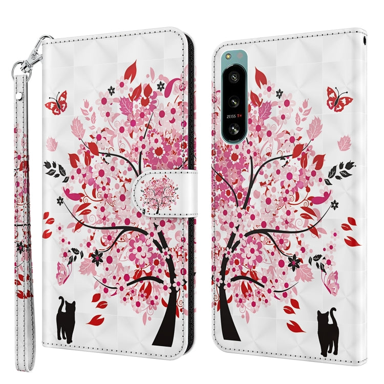 Modello di pittura 3D Custodia per telefono in TPU + PU, For OnePlus 10T, For Sony Xperia 5 IV