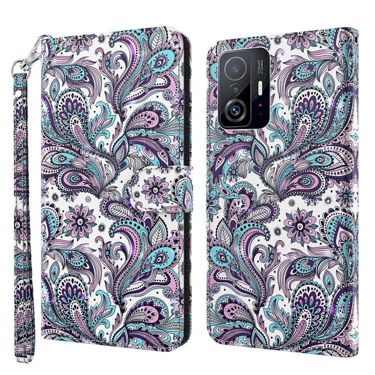 Modello di pittura 3D Custodia per telefono in TPU + PU, For Xiaomi 11T Pro, For Samsung Galaxy S23, For Samsung Galaxy S23+ 5G