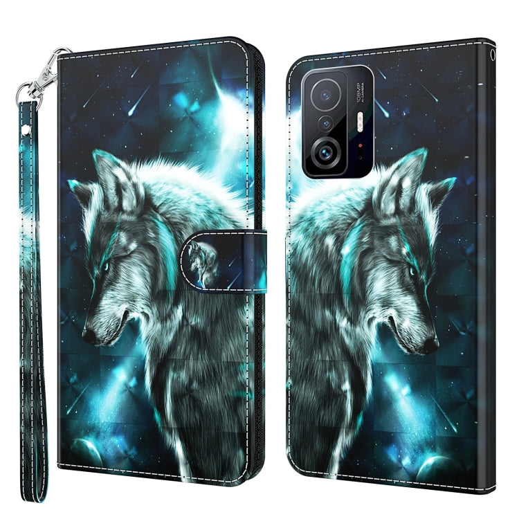 Modello di pittura 3D Custodia per telefono in TPU + PU, For Xiaomi 11T Pro, For Samsung Galaxy S23, For Samsung Galaxy S23+ 5G