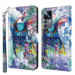 Modello di pittura 3D Custodia per telefono in TPU + PU, For Xiaomi 12T Pro/12T/Redmi K50 Ultra, For Samsung Galaxy A04