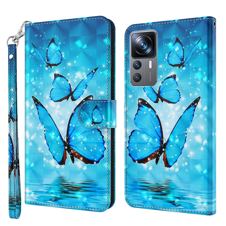 Modello di pittura 3D Custodia per telefono in TPU + PU, For Xiaomi 12T Pro/12T/Redmi K50 Ultra, For Samsung Galaxy A04