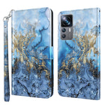 Modello di pittura 3D Custodia per telefono in TPU + PU, For Xiaomi 12T Pro/12T/Redmi K50 Ultra, For Samsung Galaxy A04