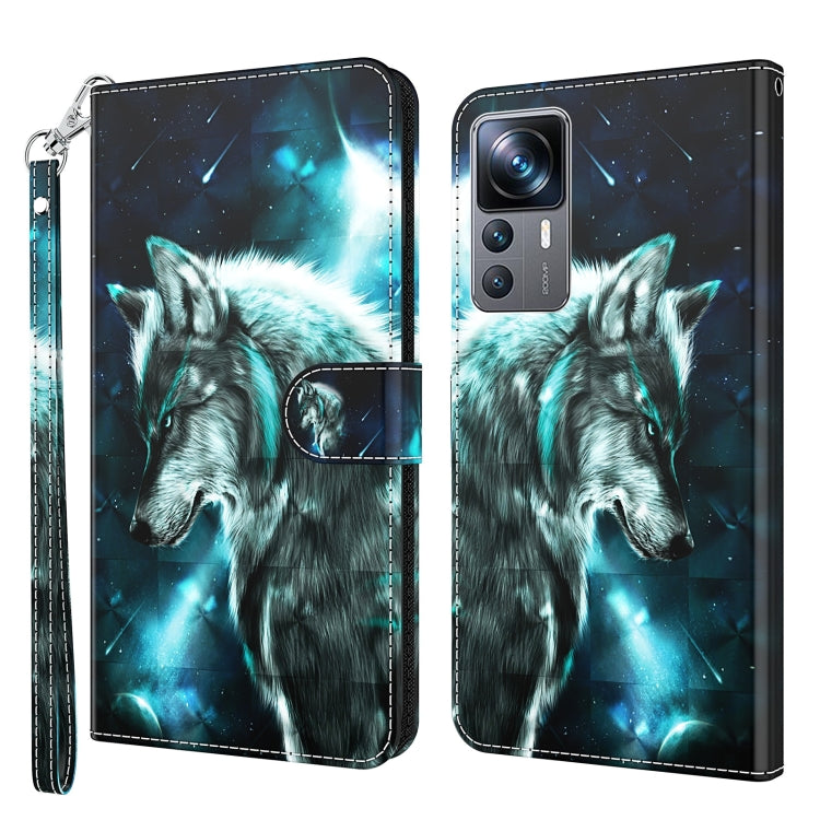 Modello di pittura 3D Custodia per telefono in TPU + PU, For Xiaomi 12T Pro/12T/Redmi K50 Ultra, For Samsung Galaxy A04