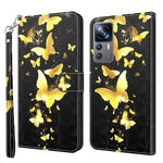 Modello di pittura 3D Custodia per telefono in TPU + PU, For Xiaomi 12T Pro/12T/Redmi K50 Ultra, For Samsung Galaxy A04