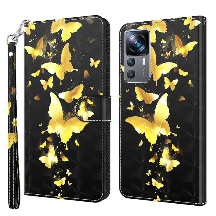 Modello di pittura 3D Custodia per telefono in TPU + PU, For Xiaomi 12T Pro/12T/Redmi K50 Ultra, For Samsung Galaxy A04