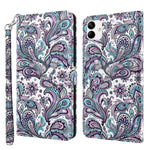 Modello di pittura 3D Custodia per telefono in TPU + PU, For Xiaomi 12T Pro/12T/Redmi K50 Ultra, For Samsung Galaxy A04