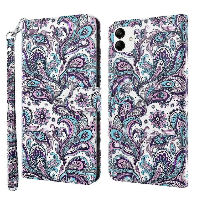 Modello di pittura 3D Custodia per telefono in TPU + PU, For Xiaomi 12T Pro/12T/Redmi K50 Ultra, For Samsung Galaxy A04