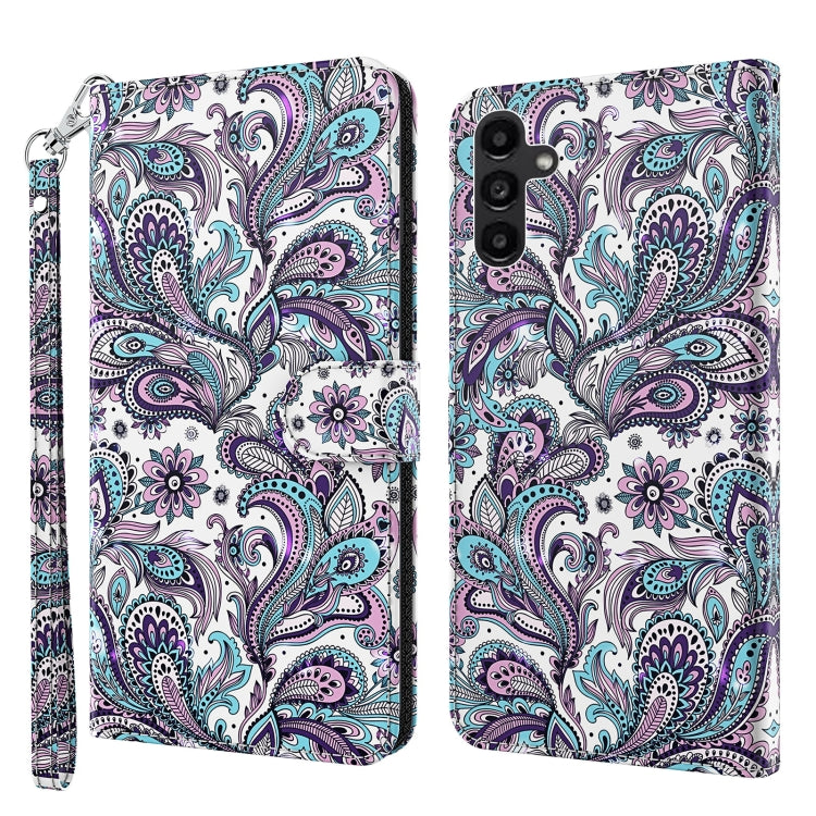 Modello di pittura 3D Custodia per telefono in TPU + PU, For Samsung Galaxy A14 5G, For Samsung Galaxy S23 5G