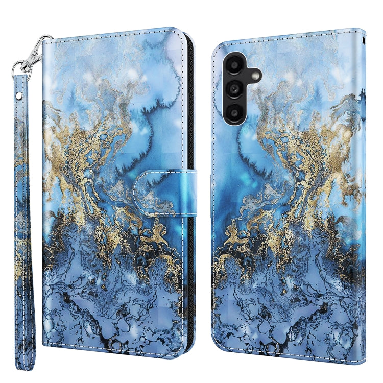 Modello di pittura 3D Custodia per telefono in TPU + PU, For Samsung Galaxy A14 5G, For Samsung Galaxy S23 5G