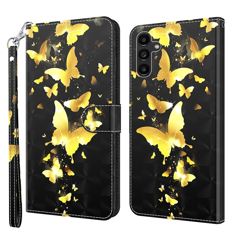 Modello di pittura 3D Custodia per telefono in TPU + PU, For Samsung Galaxy A14 5G, For Samsung Galaxy S23 5G