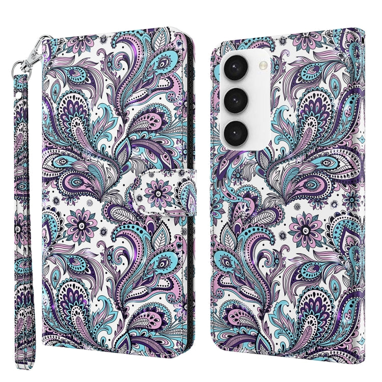 Modello di pittura 3D Custodia per telefono in TPU + PU, For Samsung Galaxy A14 5G, For Samsung Galaxy S23 5G