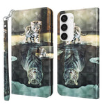 Modello di pittura 3D Custodia per telefono in TPU + PU, For Samsung Galaxy A14 5G, For Samsung Galaxy S23 5G
