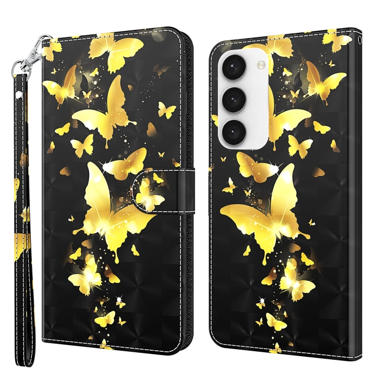 Modello di pittura 3D Custodia per telefono in TPU + PU, For Samsung Galaxy A14 5G, For Samsung Galaxy S23 5G