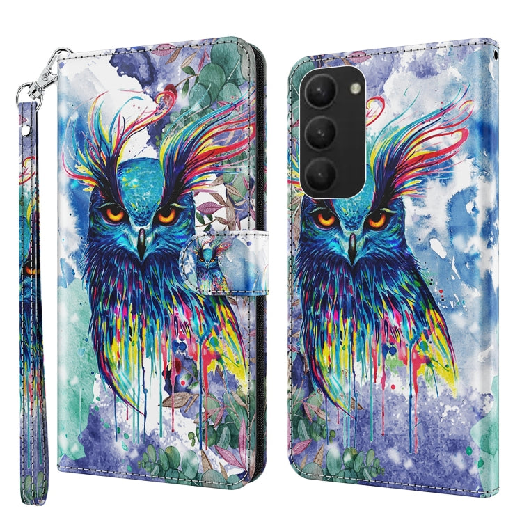 Modello di pittura 3D Custodia per telefono in TPU + PU, For Xiaomi 11T Pro, For Samsung Galaxy S23, For Samsung Galaxy S23+ 5G