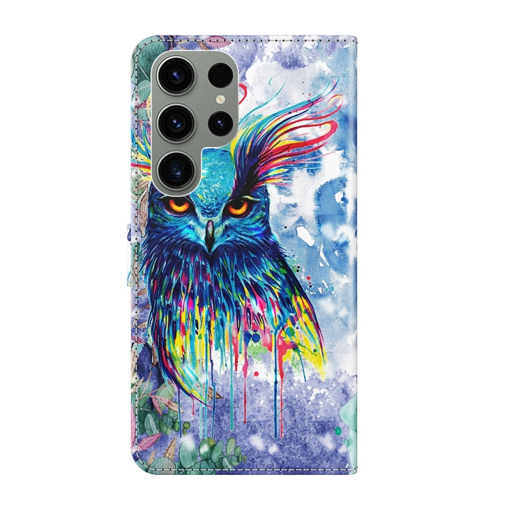 Modello di pittura 3D Custodia per telefono in TPU + PU, For Samsung Galaxy S23 ultra 5G