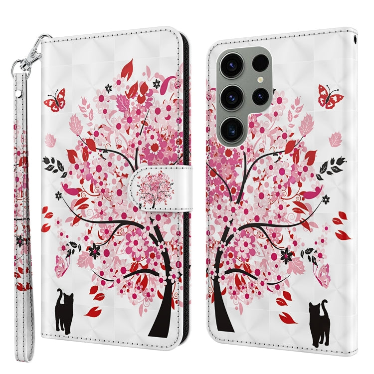 Modello di pittura 3D Custodia per telefono in TPU + PU, For Samsung Galaxy S23 ultra 5G
