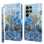 Modello di pittura 3D Custodia per telefono in TPU + PU, For Samsung Galaxy S23 ultra 5G