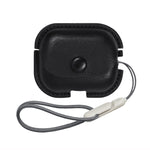Custodia protettiva per auricolari in pelle PU Litchi Texture con cordino, For AirPods Pro 2 with Lanyard