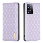 Custodia per telefono a conchiglia in pelle magnetica Diamond Lattice, For OPPO A7, For OPPO A15, For OPPO A16s / A16 / A54s / A55 5G / A54 4G, For OPPO A57 4G